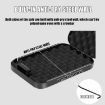 OS300C Black Metal Anti-theft Car Safety Box with Fingerprint/Password - 6