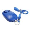 Blue Personal Alarm Safety Device with Flashlight & Neck Strap - 2