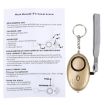 SINCOTE SCT-032 Gold 130dB Mini Safe Buzzer Personal Alarm for Kids - 4