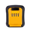 Orange Four-Digit Code Lock Wall-Mounted Key Box for Home & Site - 1