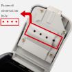 Orange Four-Digit Code Lock Wall-Mounted Key Box for Home & Site - 5