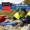 Green CPR Emergency Face Shield Mask Key Ring Breathing Mask - 6