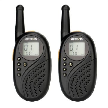 RETOVIS RT35 Kids Walkie Talkie 22CH 462.550-467.7125MHz (Black) - 1