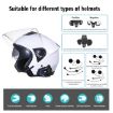 WUPP CS-1412C1 Bluetooth 5.1 S2 Motorcycle Helmet Headset (Grey) - 7
