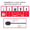 VT200 Single Ear Operator Headset with Mic, 3.5mm Double Plug PC Head - 3