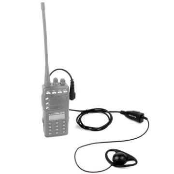 RETEVIS R-122 2 Pin D Shape Ear Hook Mic for Motorola Radios - 1
