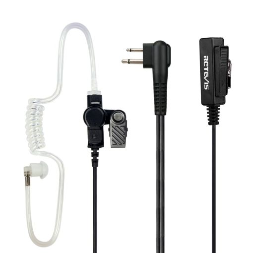 RETEVIS M 2 Pin Covert Acoustic Tube Earpiece Microphone - 1