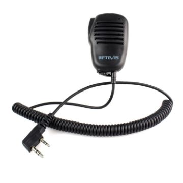 RETEVIS HK008 2 Pin Handheld Speaker Microphone with PTT - 1