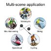 T4 BT 5.0 Motorcycle Helmet Headsets with Stereo & SIRI Support - 9