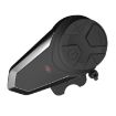 BT-S3 Motorcycle Helmet Bluetooth Headset, EU Plug Charger (Black) - 3
