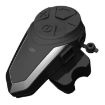 BT-S3 Motorcycle Helmet Bluetooth Headset, EU Plug Charger (Black) - 4