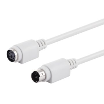 3m 6 Pin PS/2 Keyboard/Mouse Extender Cable (Male to Female) - 1