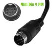 90 Mini DIN 9 Pin M/F Adapter Cable 3m - Black TV Box Accessory - 4
