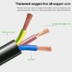 Brazil AC Power Cord 3 Prong Style, 1.8m Length (OD6.8) - 3