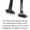 15cm PCI-E 3.0 1X 90 Extension Cable for Graphics/Wireless Card - 6