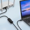 DB9 to RJ9 Adapter Cable 1.8m RS232 Connection, Black 4P4C Telephone - 6