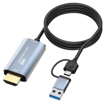 Z36 2m HDMI to USB-C HD Video Capture Card, Male to Male - 1