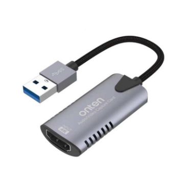 Onten US302 USB3.0 Capture Card for Audio Video Recording - 1