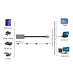 Z29A HDMI to USB-C Video Audio Capture Box, Female to Male (Grey) - 5