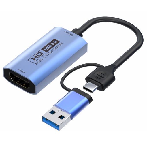 HDMI/F to USB-C+USB 3.0/M HD Video Capture Card Z29C - 1