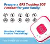V28 Blue Necklace GSM Mini LBS WiFi AGPS Tracker SOS Communicator - 8