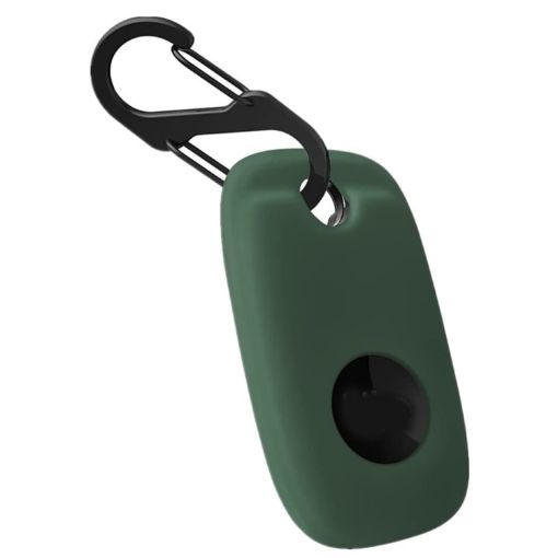 Tile Mate Pro Tracker Case: Protective Silicone Cover (Dark Green) - 1