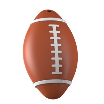 F6 Brown Rugby Shape Global Location Tracker Anti-lost Device - 1