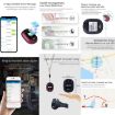 REACHFAR RF-V45-A Mini GPS Tracker Pendant, 4G LTE, SOS, Camera, Black - 4