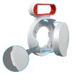 Wall Mount Bracket for TP-LINK DECO M5, US Plug (White) - 4
