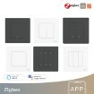 Tuya ZigBee Smart Wall Switch EU Plug, 2 Ways, Voice Control, White - 2