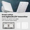 Tuya ZigBee Smart Wall Switch EU Plug, 2 Ways, Voice Control, White - 3