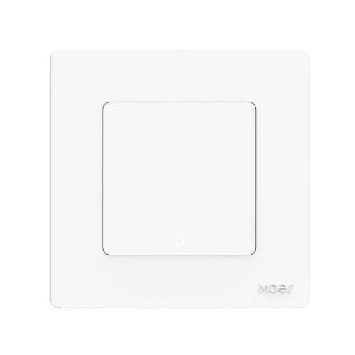 Tuya ZigBee Smart Wall Switch EU Plug, 1 Way (White) - 1