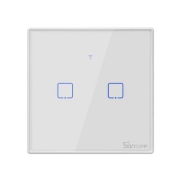 Sonoff T2 Touch Smart Switch, Alexa/Google Home Compatible, UK Plug - 1