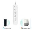 Smart Power Plug: 2 USB, 3 Sockets, Alexa & Google Home Compatible - 5