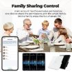 Tuya ZigBee 2 Gang Black Touch Wall Remote Light Switch EU Plug - 7