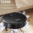 Intelligent Robot USB Charging Automatic Vacuum Cleaner (Black) - 3