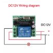12V RF Wireless Remote Switch 10A 1CH Relay Receiver - 7