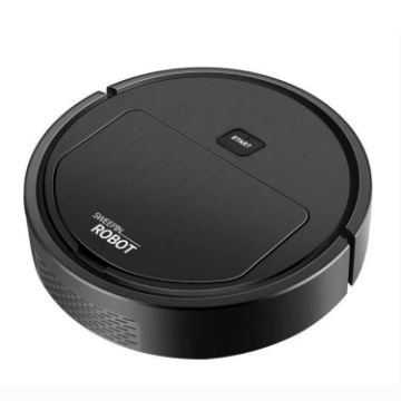 Black Automatic Smart Charging Sweeping Robot for Household - 1