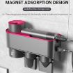 Dyson Hair Dryer Wall Bracket & Storage Rack Holder - Purple Red - 6