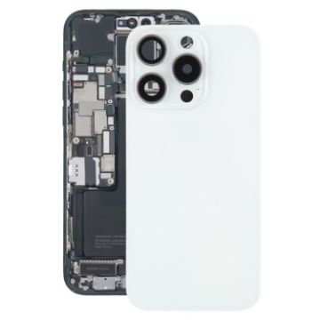 iPhone 15 Pro Battery Back Cover with Lens + MagSafe (White) - 1