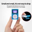 Purple Mini Lavalier MP3 Player with Screen, Earphone & Cable - 6