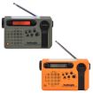 HRD-900 LED Solar Hand Crank NOAA Radio - Orange - 2