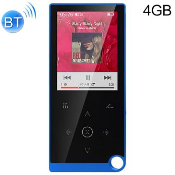 E05 2.4" Touch MP4/MP3 Player, 4GB, Bluetooth, E-Book/Alarm/Timer - 1