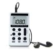 Portable AM/FM Rechargeable Stereo Radio with LCD & Earphone Jack - 1