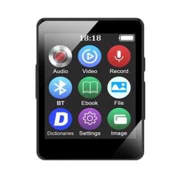 128GB MP3 Music Player Bluetooth 5.0 Ebook MP4 Walkman (Black) - 1