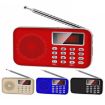 Y-619 FM/AM Mini Radio MP3 Player with LED Display (Blue) - 2