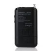 Mini Portable Black FM + AM Radio with Loudspeaker HRD-104 - 3