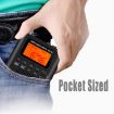 Mini Portable Black FM + AM Radio with Loudspeaker HRD-104 - 8