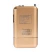 HRD-737 Gold Portable Aircraft Band Radio Wide Frequency Receiver - 3