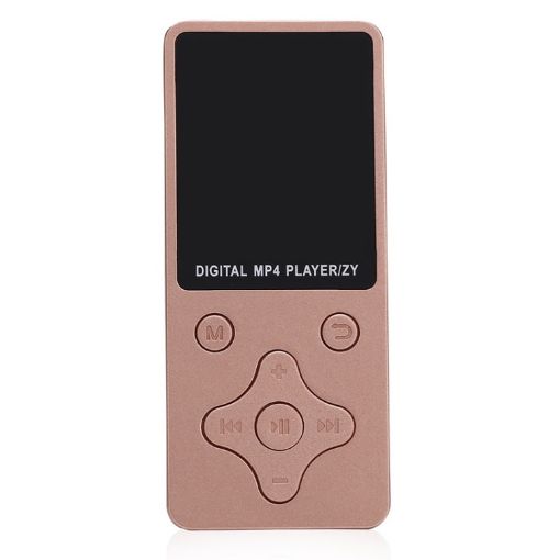 T68 Ultra-Thin HD Video MP4 Player, Lossless Sound, Rose Gold - 1